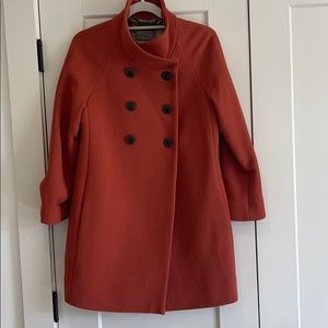 Vintage J Crew Funnel Neck Coat